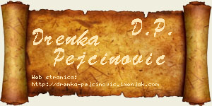 Drenka Pejčinović vizit kartica